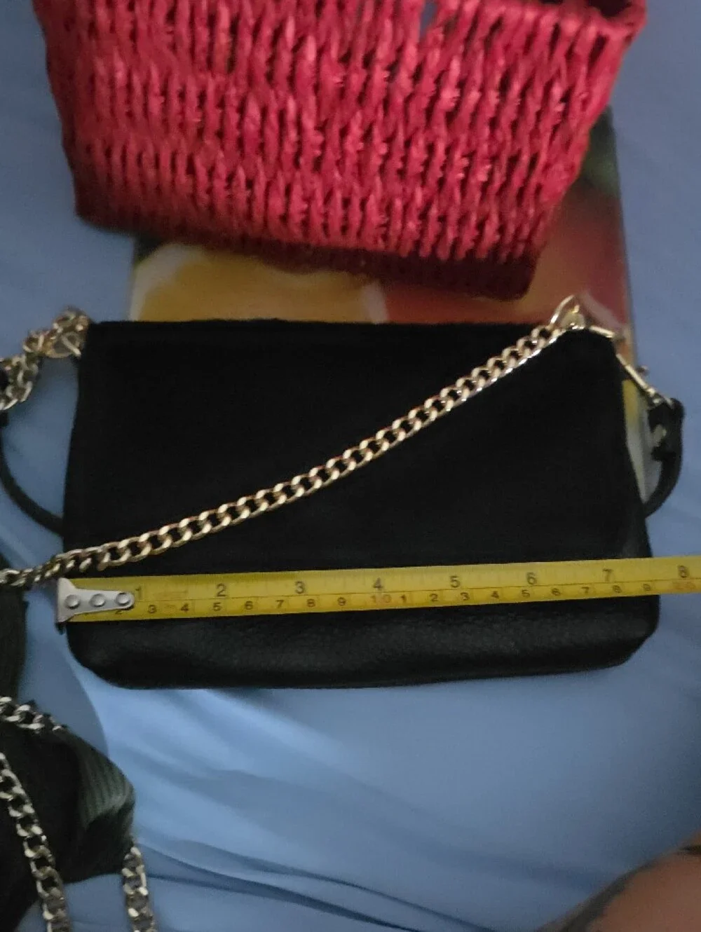 Vintage italian leather stylish black